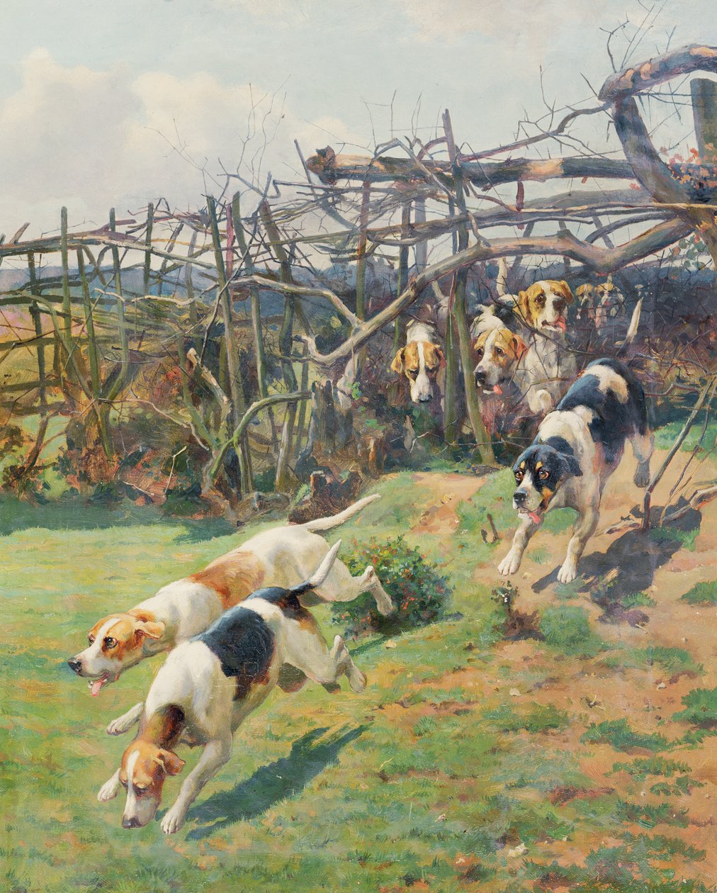 Door het hek door Arthur Charles Dodd