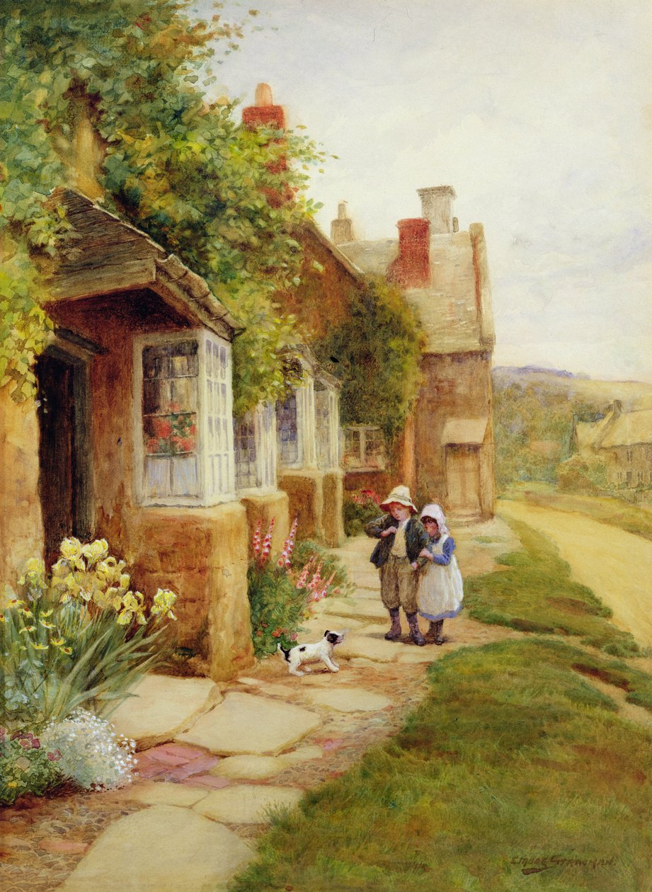 Broadway - De Puppy door Arthur Claude Strachan