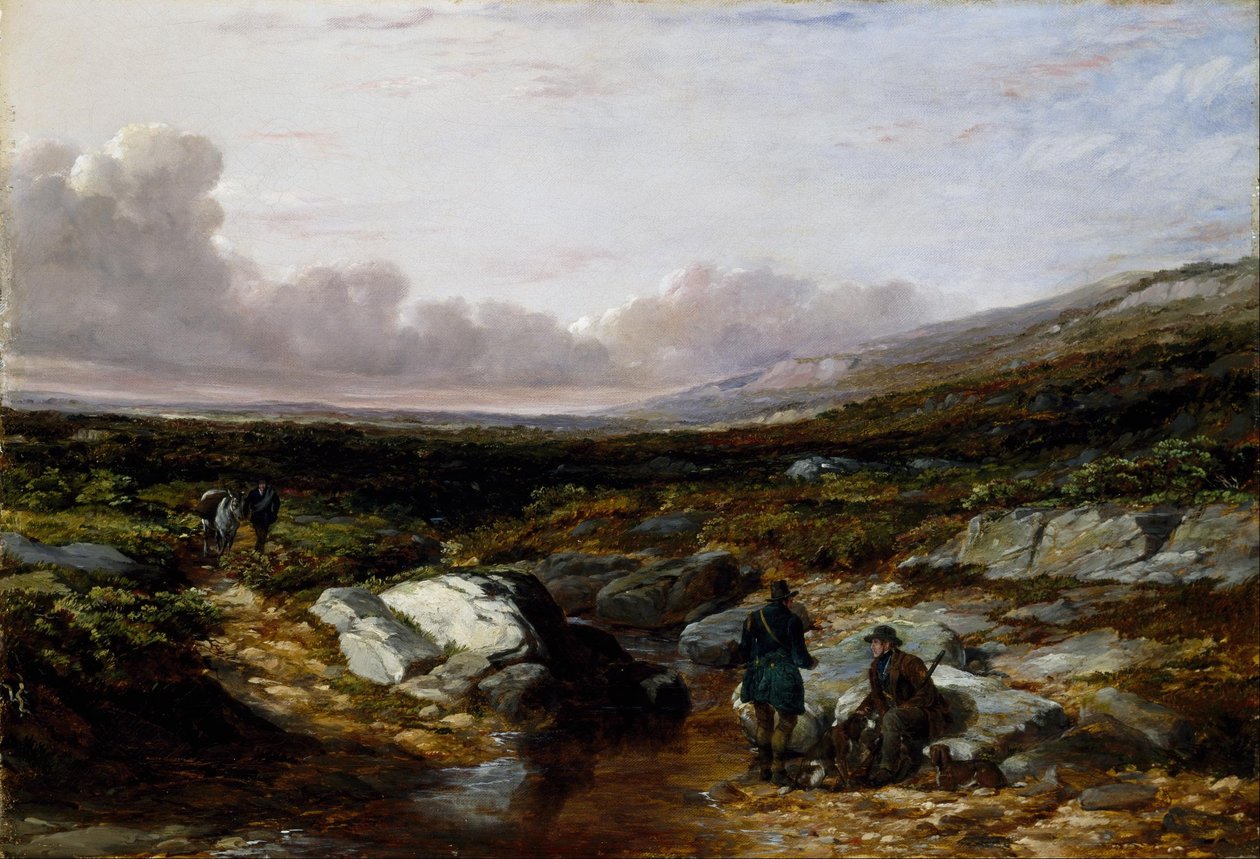 Hertenjacht in Schotland - Klaarmaken door Arthur Fitzwilliam Tait