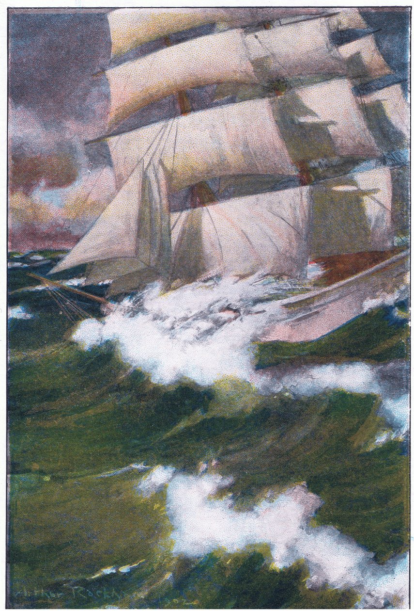 Ik waste het schip van voor naar achter door Arthur Rackham
