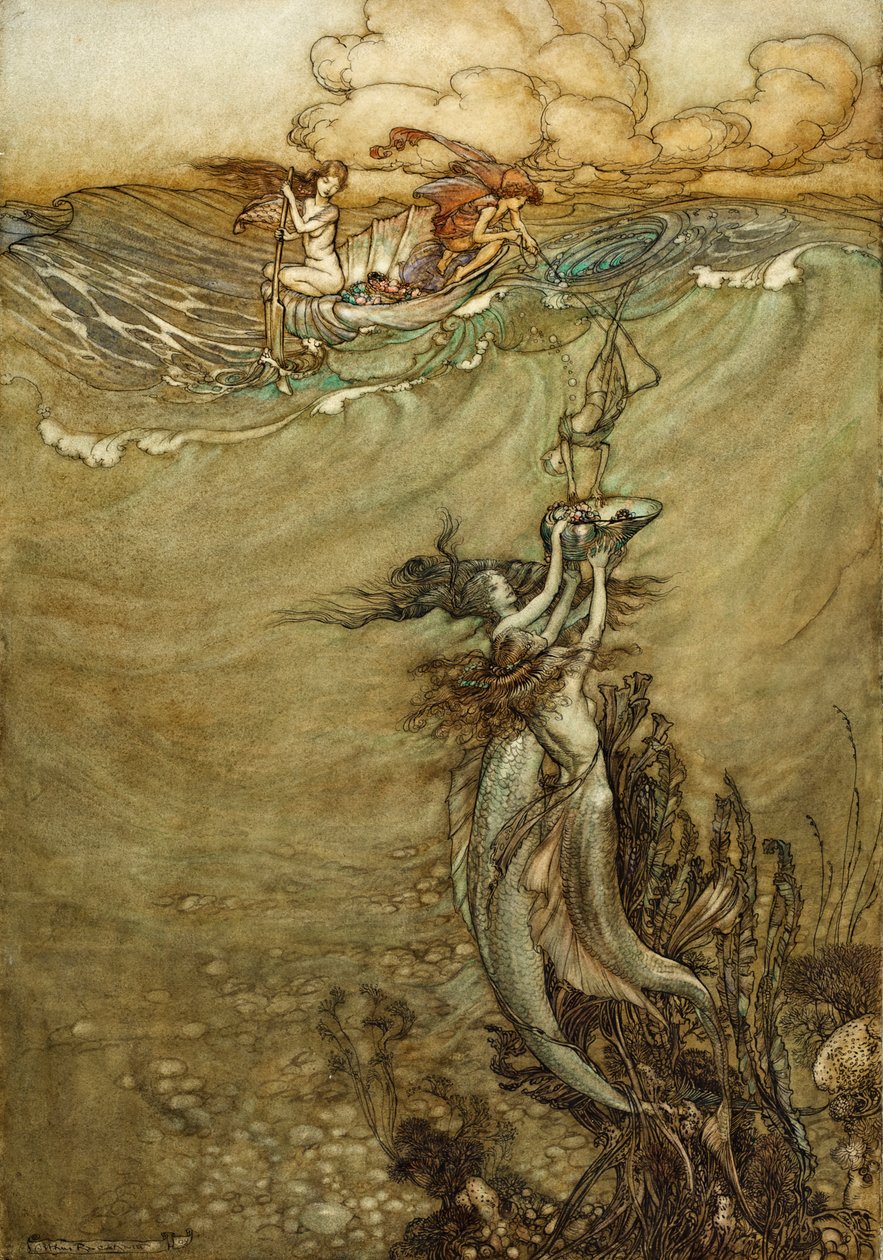 Juwelen uit de Diepte, 1909 door Arthur Rackham