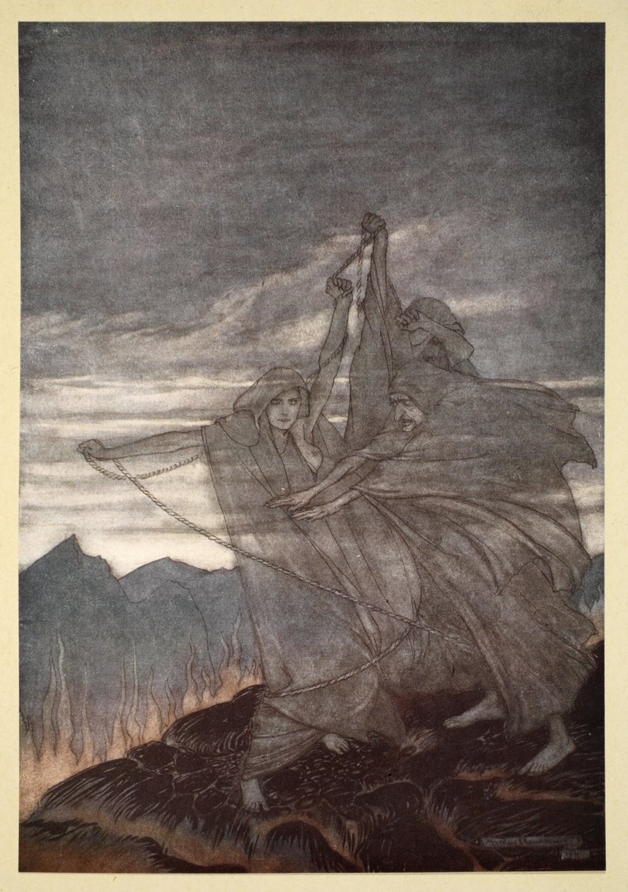 De norns verdwijnen, illustratie uit 