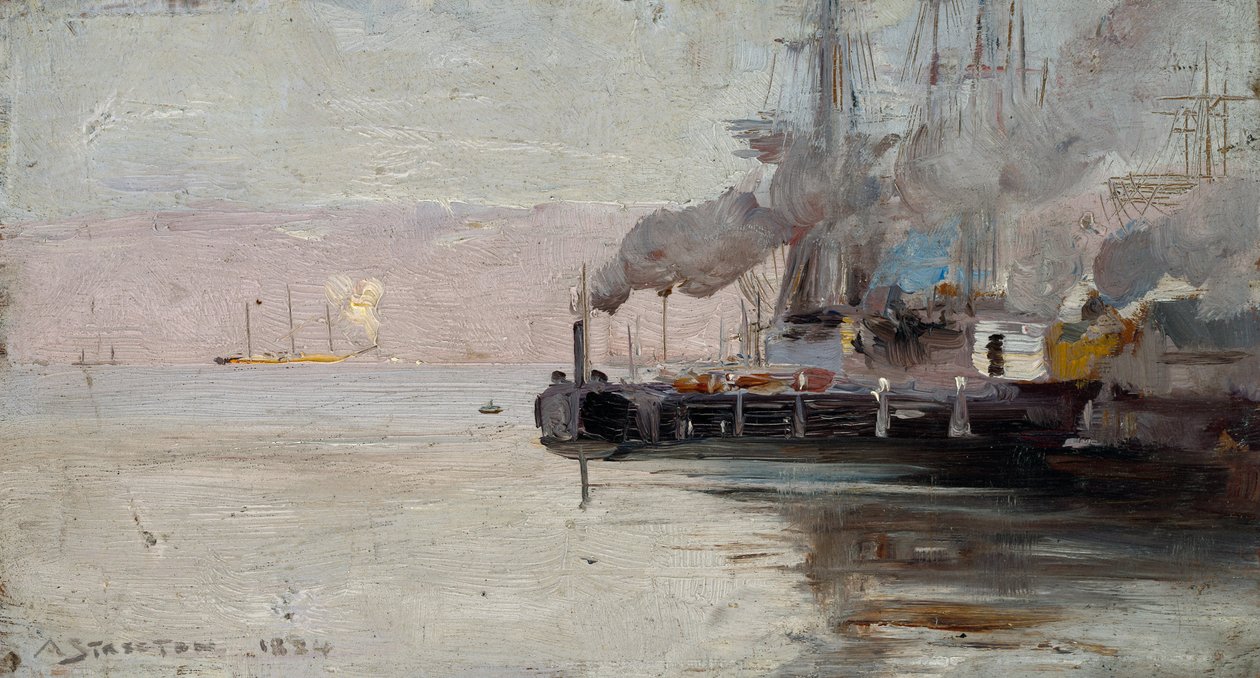 Sandridge door Arthur Streeton
