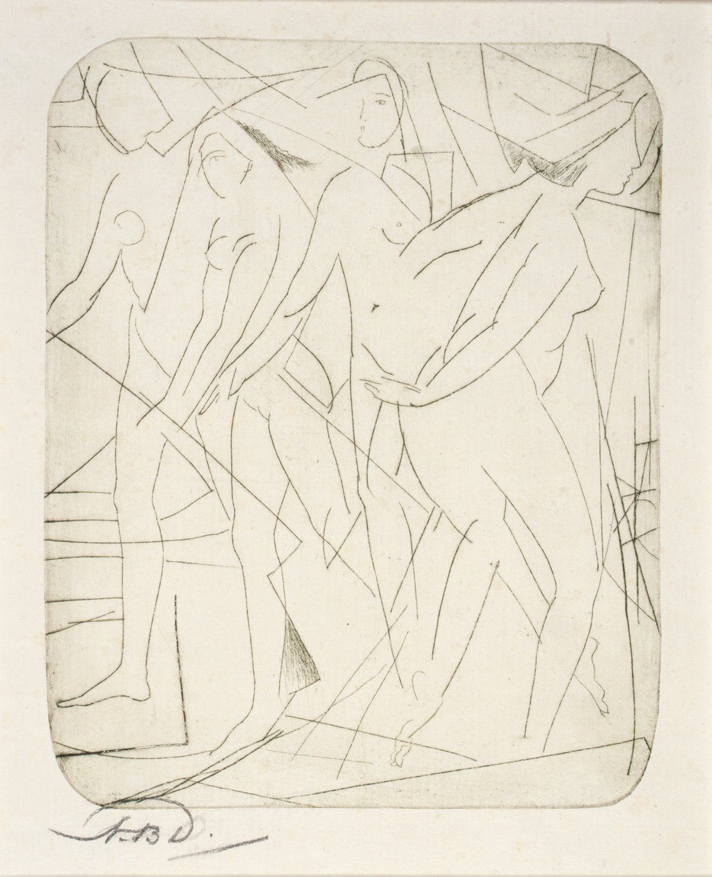 Andante door Arthur B. Davies