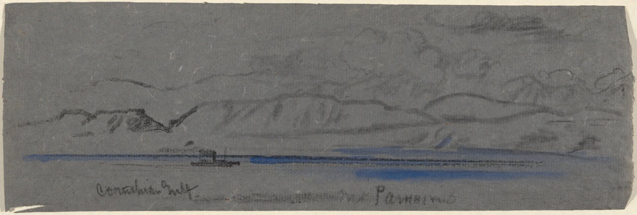 Golf van Korinthe door Arthur B. Davies