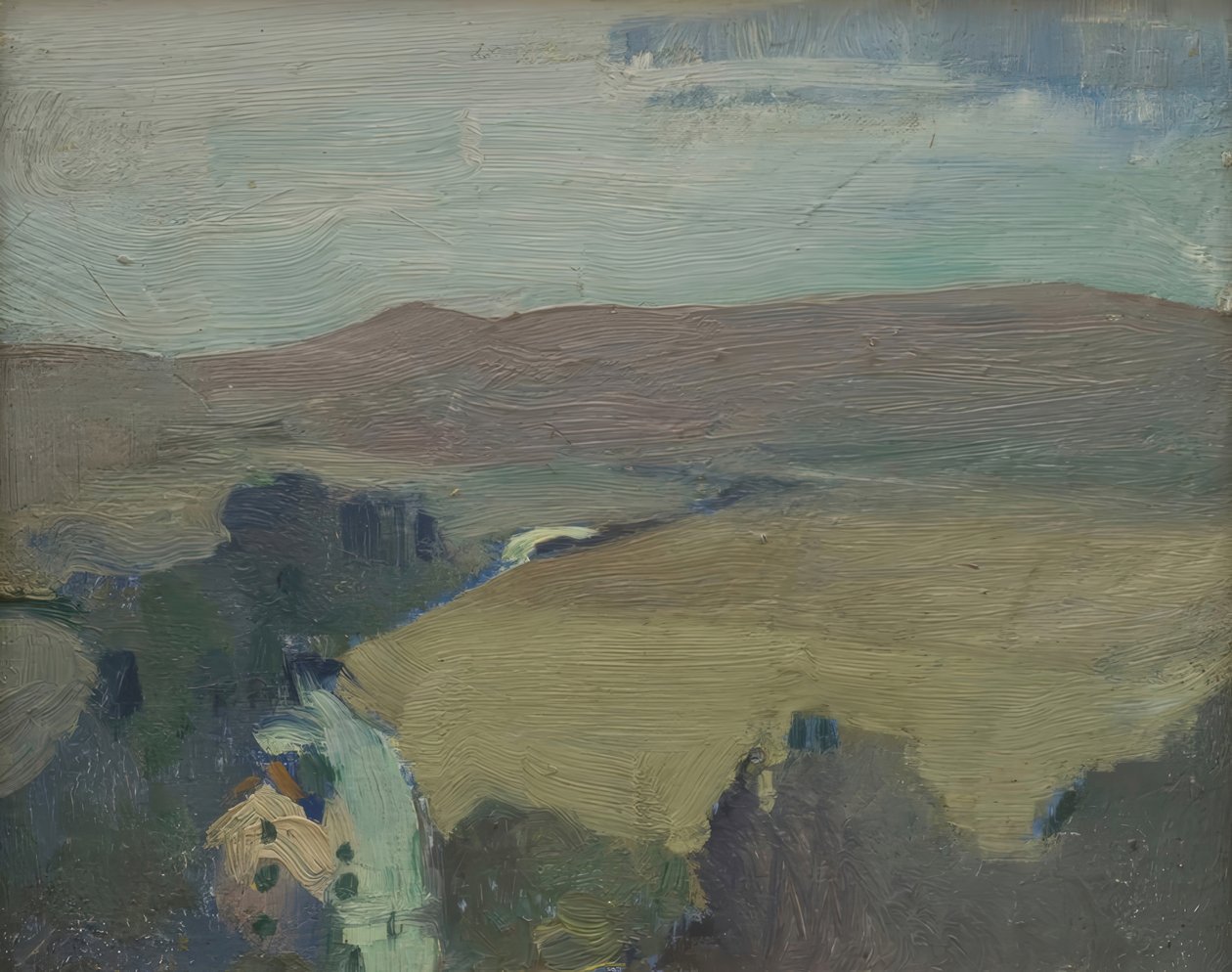 Herfst door Arthur Beecher Carles