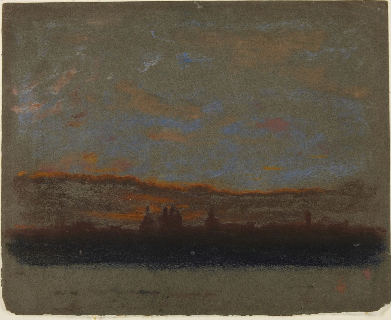 Zonsondergang door Arthur Bowen Davies
