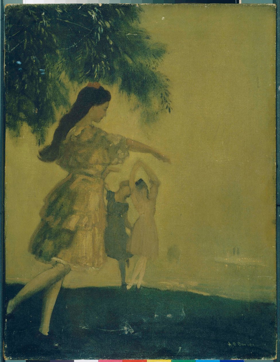 De dansers door Arthur Bowen Davies