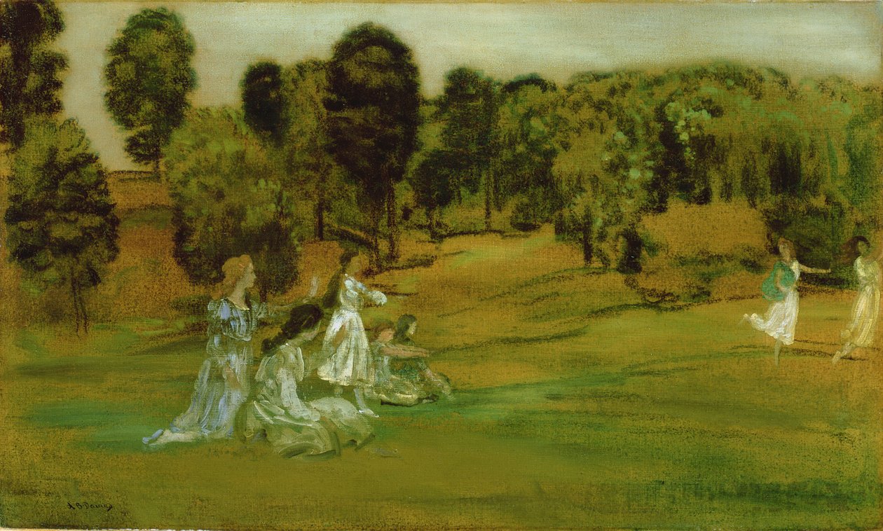 De Uren en de Vrijheid van de Velden door Arthur Bowen Davies