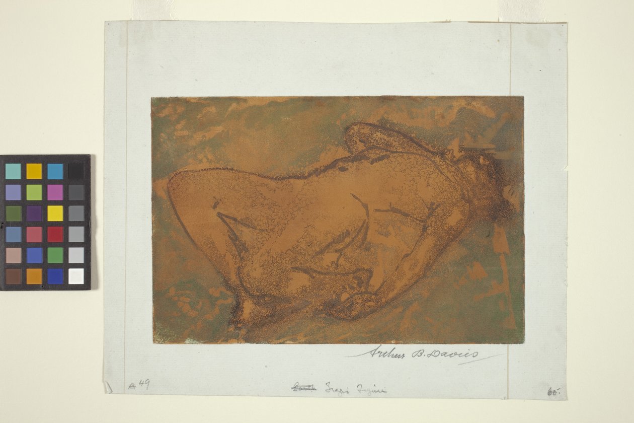 Tragische Figuur door Arthur Bowen Davies