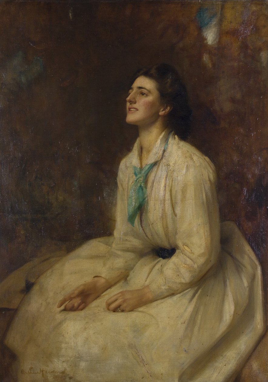 De veldleeuwerik door Arthur Hacker