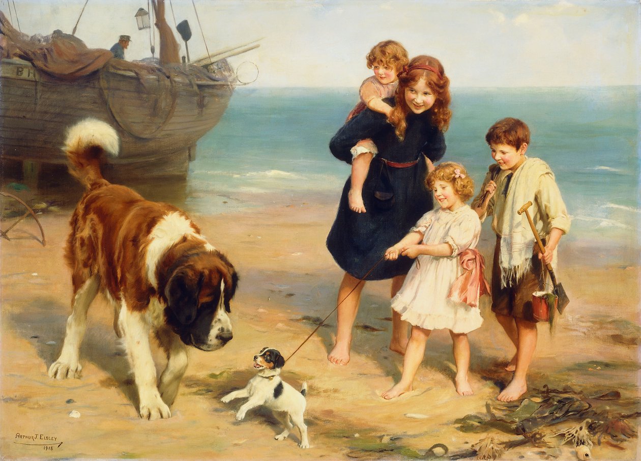 Zomerplezier door Arthur John Elsley