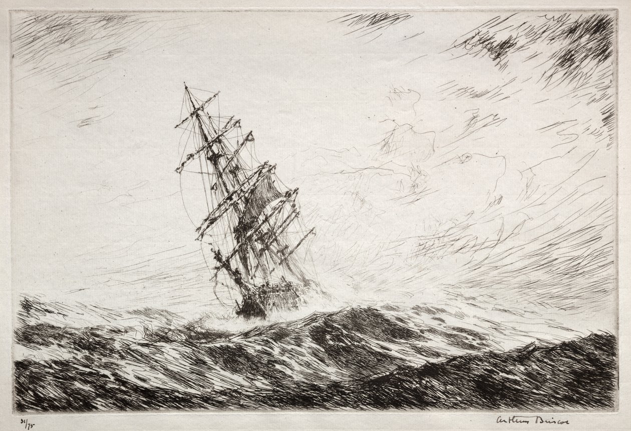 Op de Helling door Arthur John Trevor Briscoe