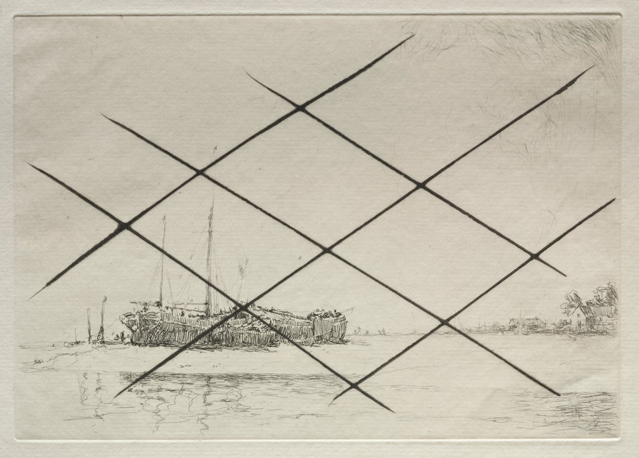 Op de Hard, Bij Pin Mill door Arthur John Trevor Briscoe