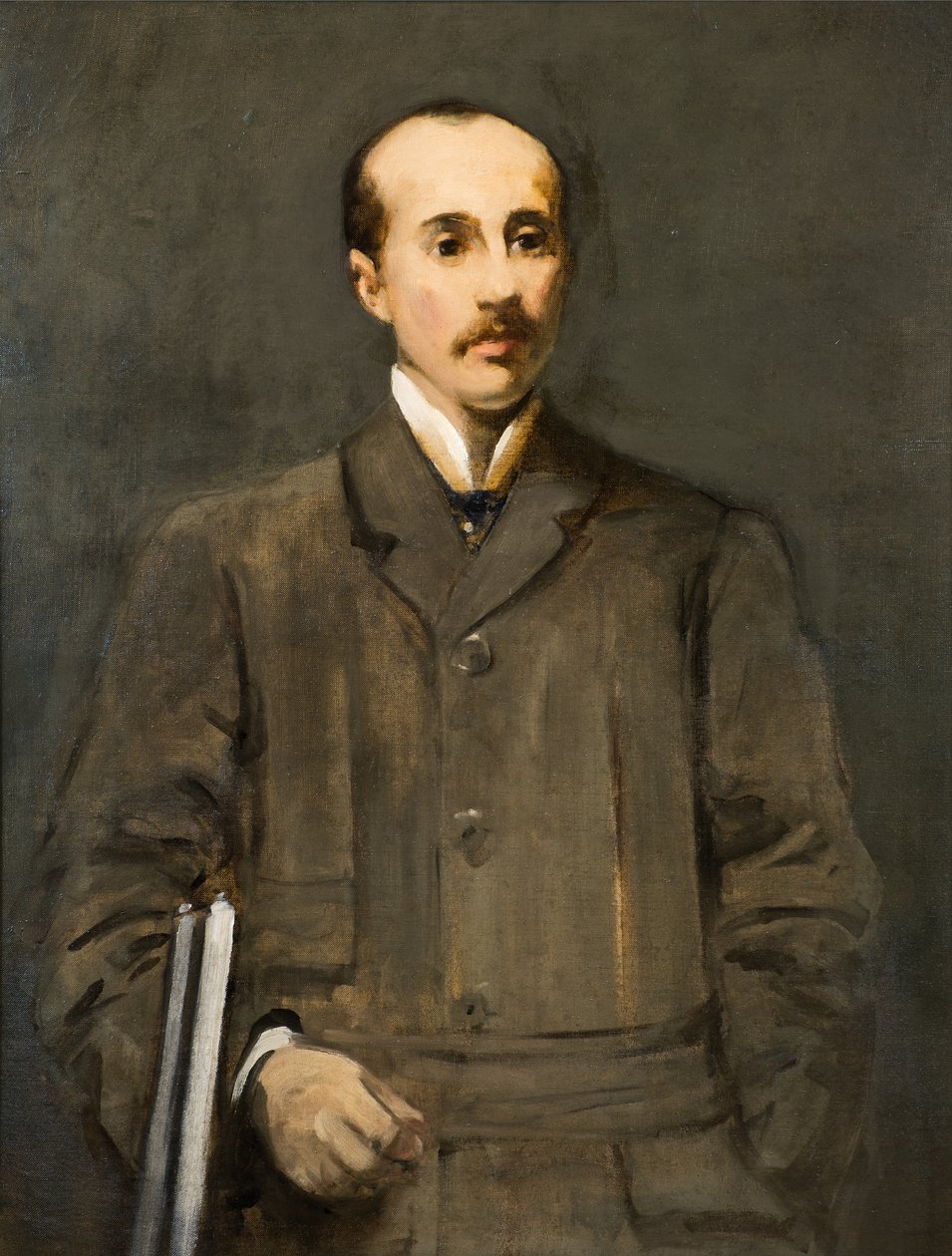 Een Portretstudie [J Martin White] door Arthur Melville