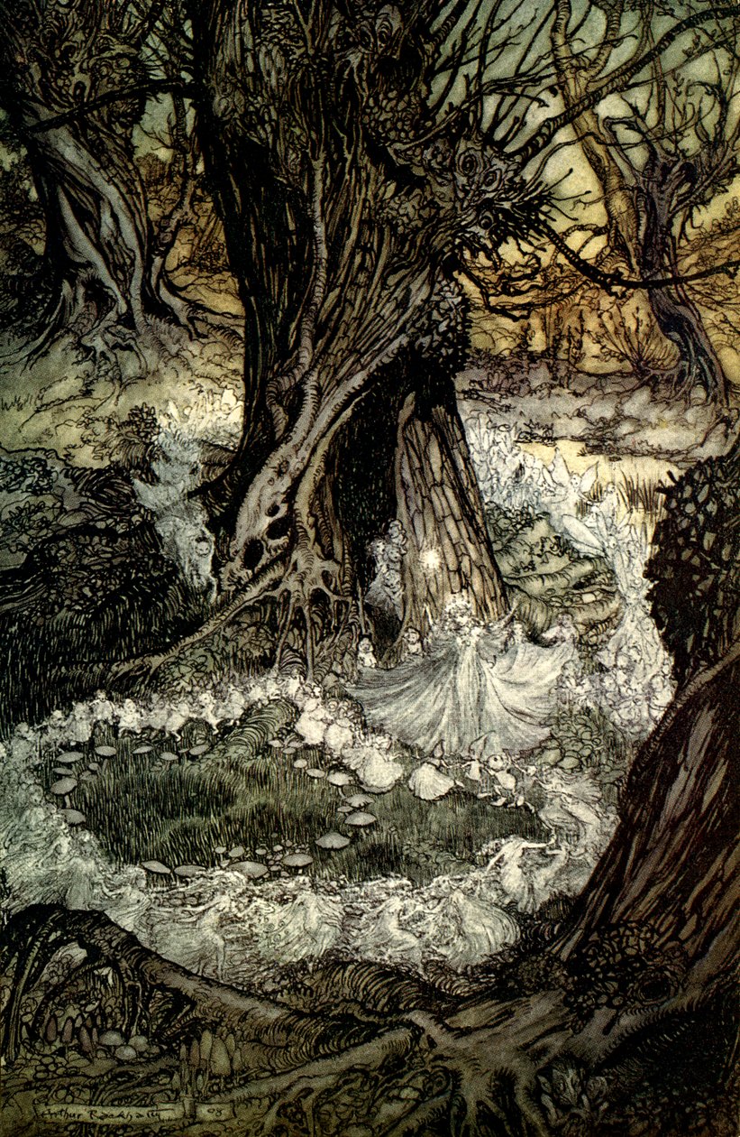 Een Midzomernachtsdroom door Arthur Rackham