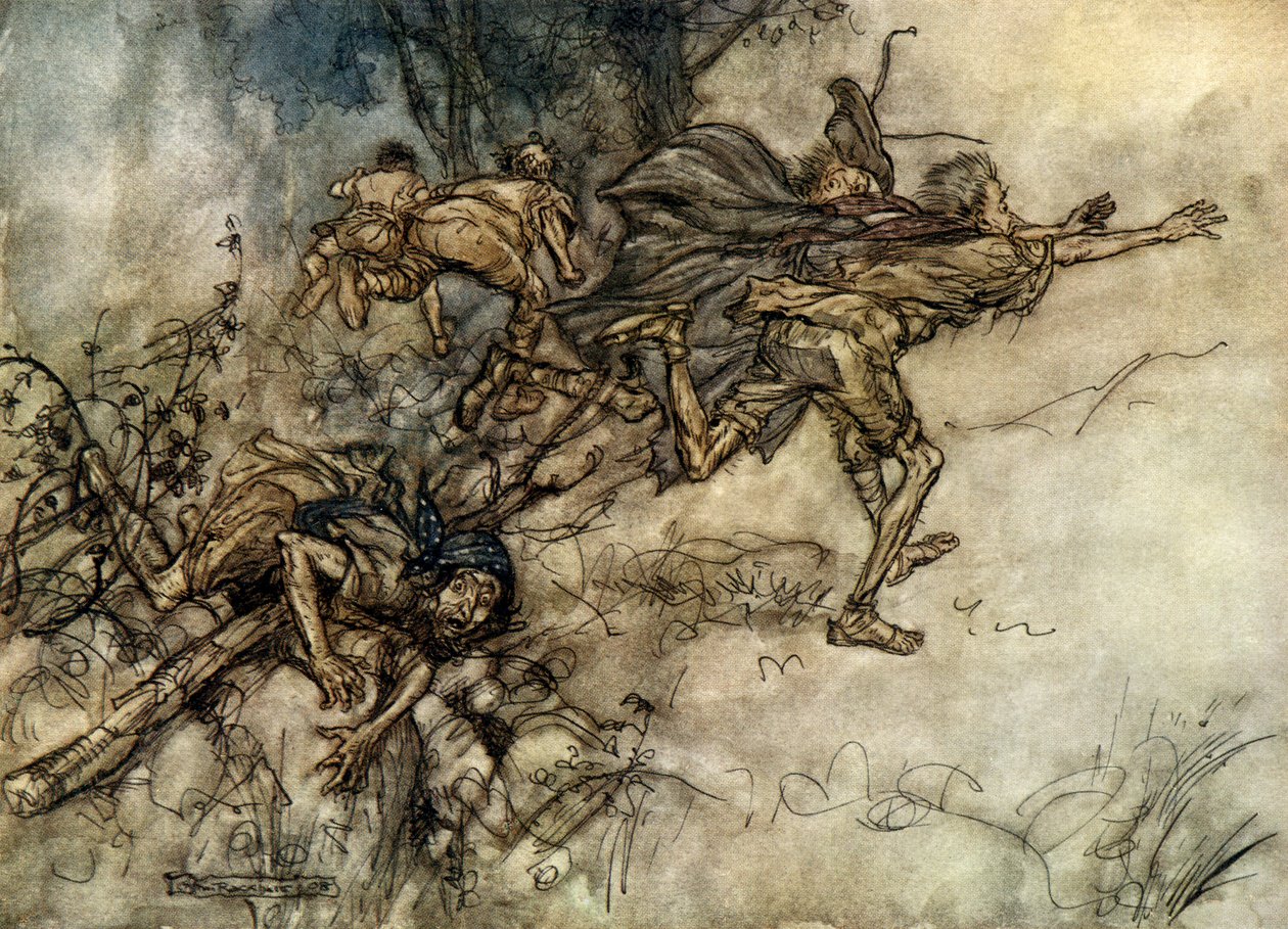 Een Midzomernachtsdroom door Arthur Rackham