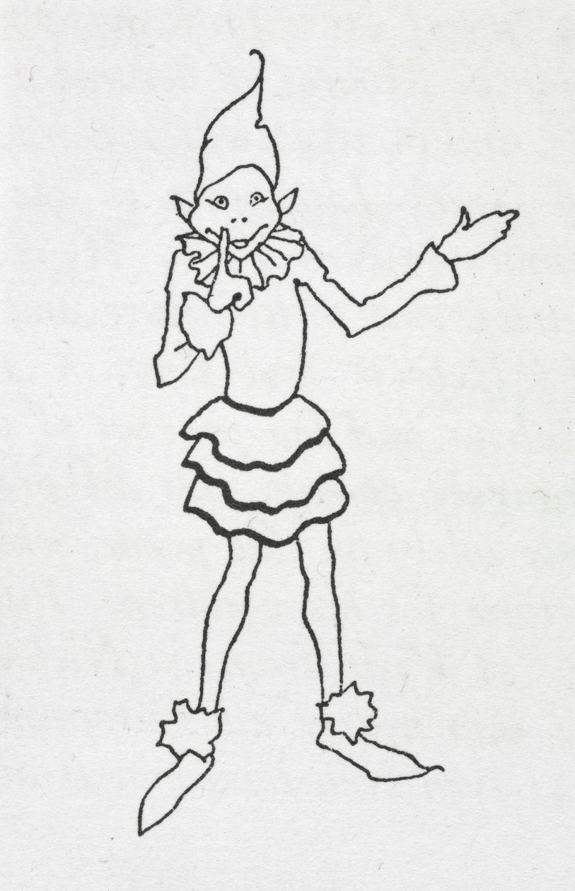 Een elf door Arthur Rackham