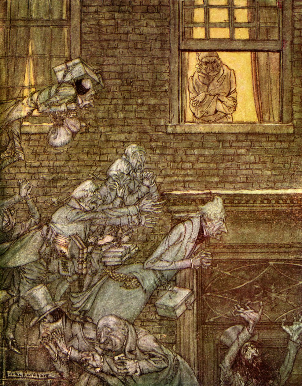 Een kerstlied van Charles Dickens door Arthur Rackham