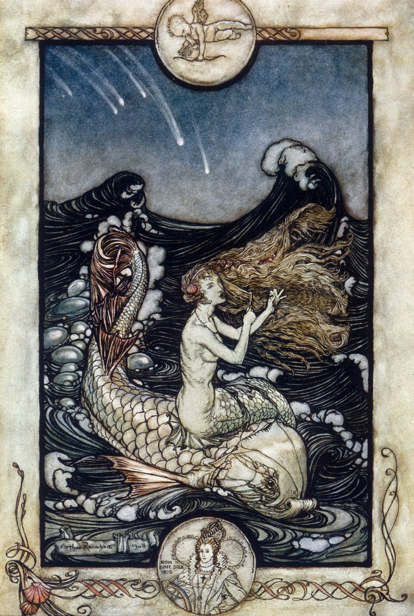 Illustratie door Arthur Rackham voor De Droom van een Zomernacht door William Shakespeare door Arthur Rackham