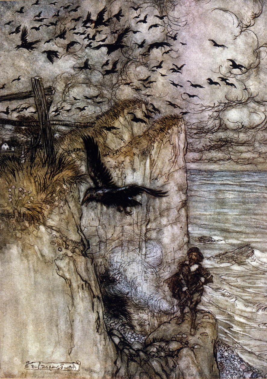 Illustratie door Arthur RACKHAM (1867-1939) voor De Droom van een Zomernacht door William SHAKESPEARE door Arthur Rackham