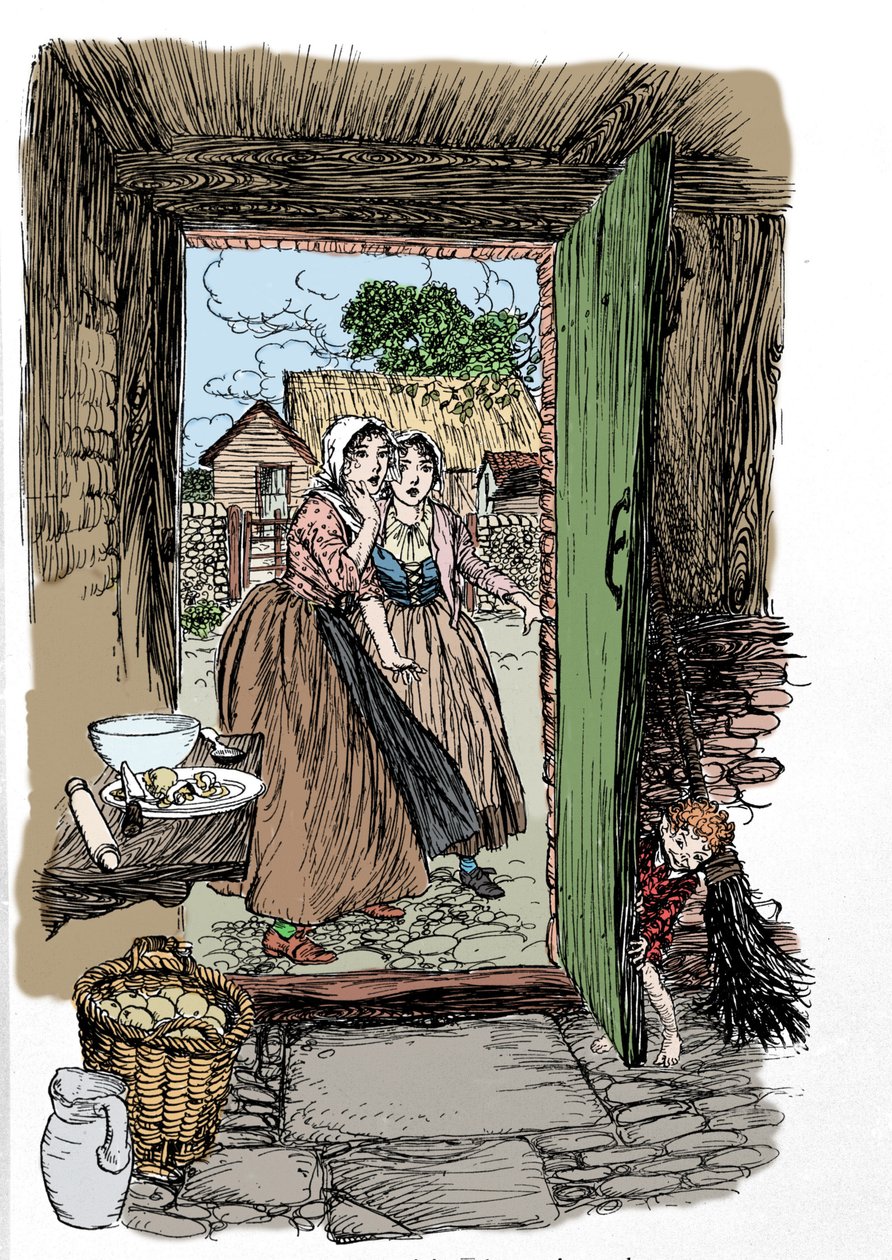 Illustratie door Arthur Rackham voor De Droom van een Zomernacht door William Shakespeare door Arthur Rackham