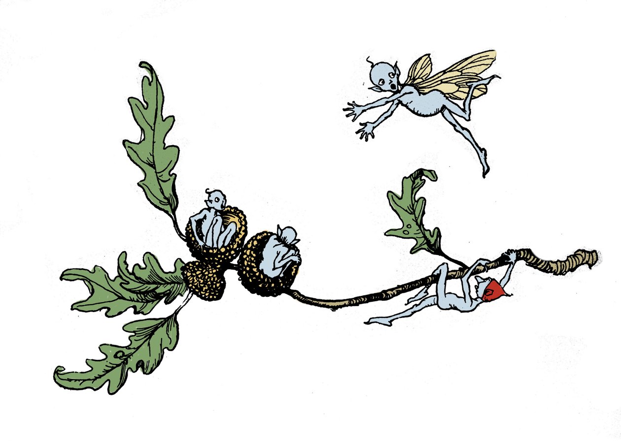Illustratie door Arthur Rackham voor De Droom van een Zomernacht door ...