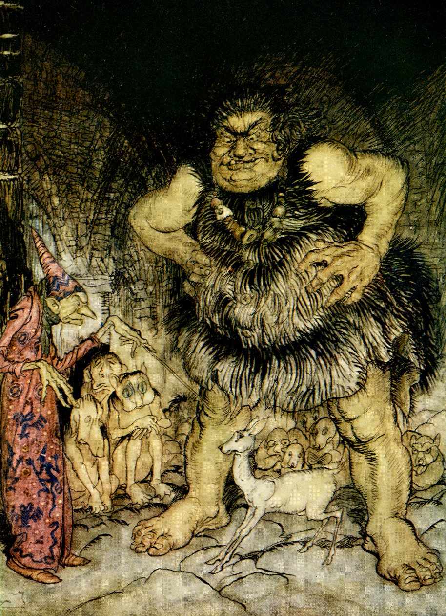 Jack de Reuzenmoordenaar door Arthur Rackham