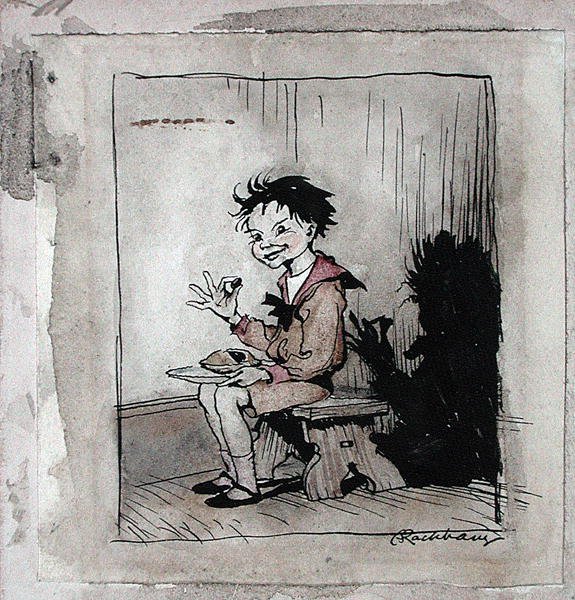 Klein Jack Horner, illustratie uit 