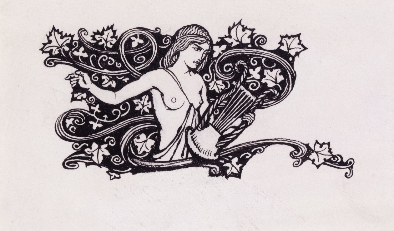 Zoetste Echo, Zoetste Nimf, illustratie uit Comus, door John Milton (1608-74), versie gepubliceerd 1921 door Arthur Rackham