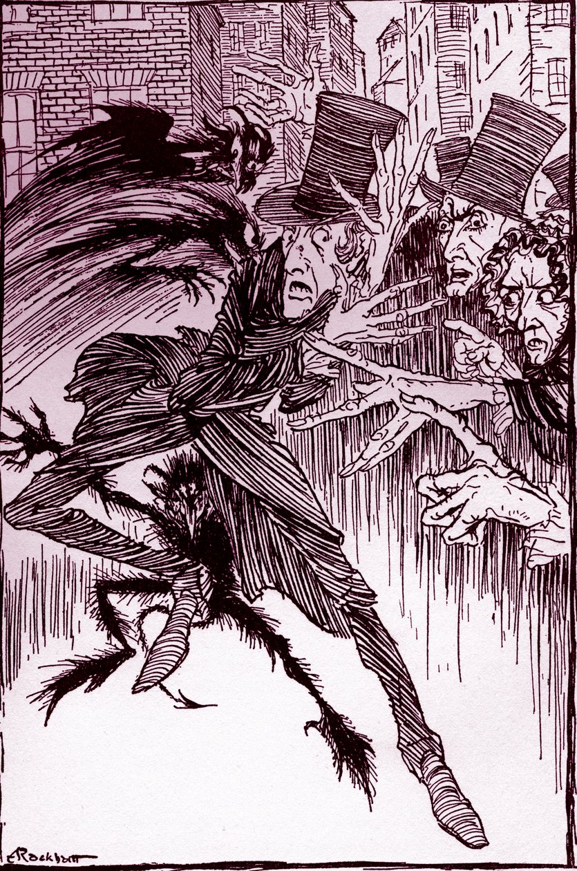 De duivel van de perversiteit door Arthur Rackham