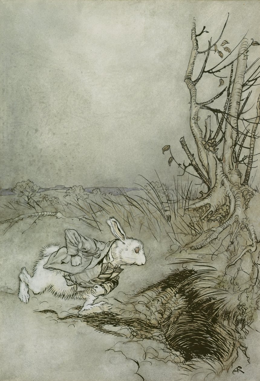 Het Witte Konijn, illustratie uit 