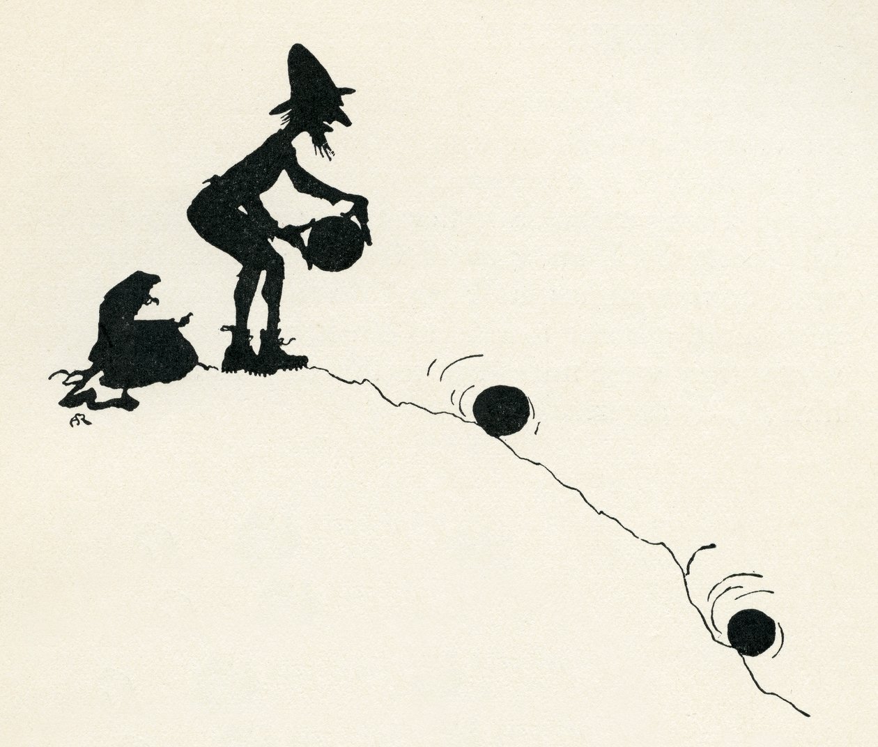 De wijzen van Gotham door Arthur Rackham