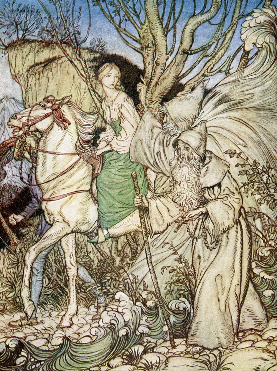 Undine door Friedrich de la Motte Fouqué door Arthur Rackham