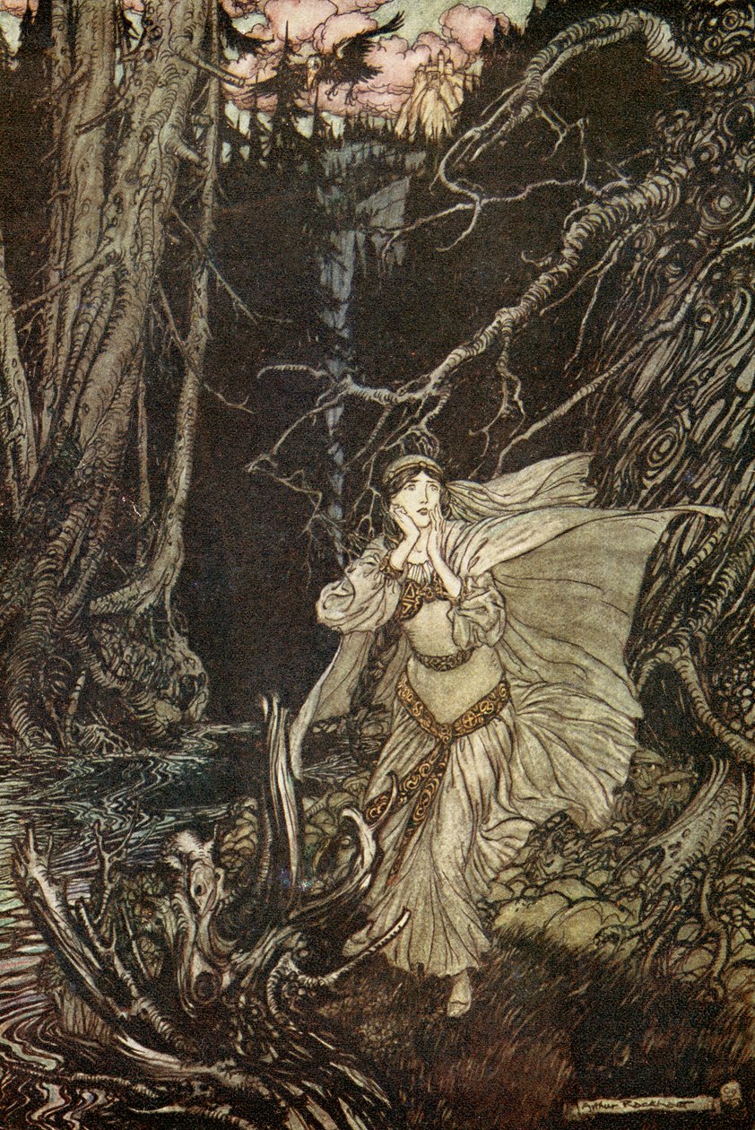 Undine door Friedrich de la Motte Fouqué door Arthur Rackham