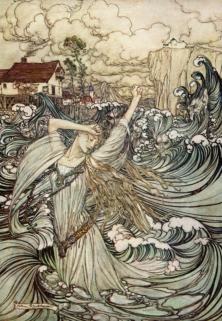 Undine door Friedrich de la Motte Fouqué door Arthur Rackham