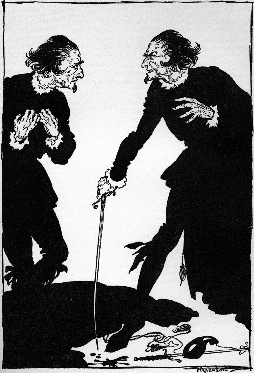 William Wilson door Edgar Allan Poe door Arthur Rackham