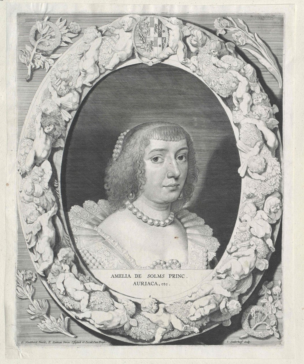 Amalie gravin van Solms-Braunfels door Artist Unknown