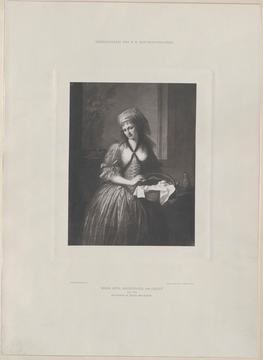 Anna Adamberger-Jaquet door Artist Unknown