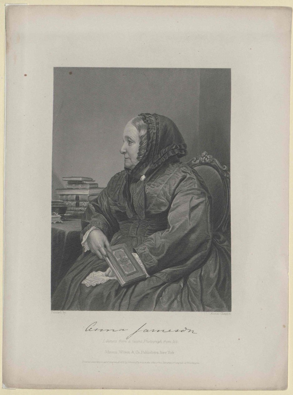 Anna Brownell Jameson door Artist Unknown