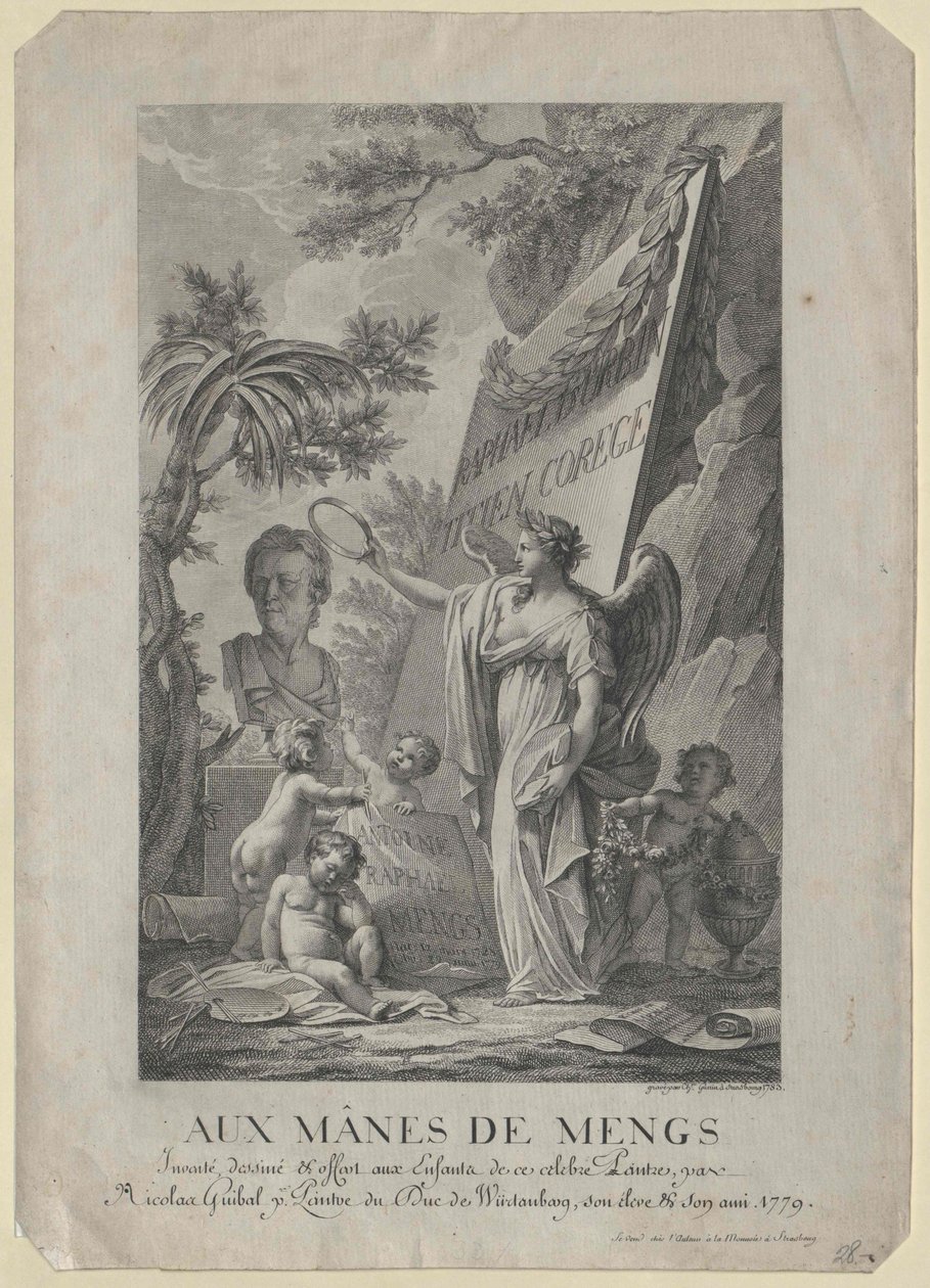 Anton Rafaël Mengs door Artist Unknown