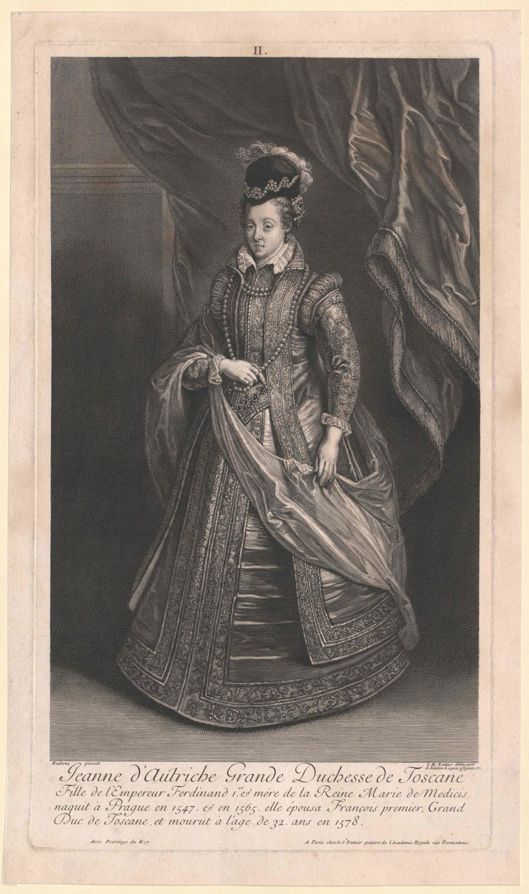 Aartshertogin van Oostenrijk Johanna door Artist Unknown