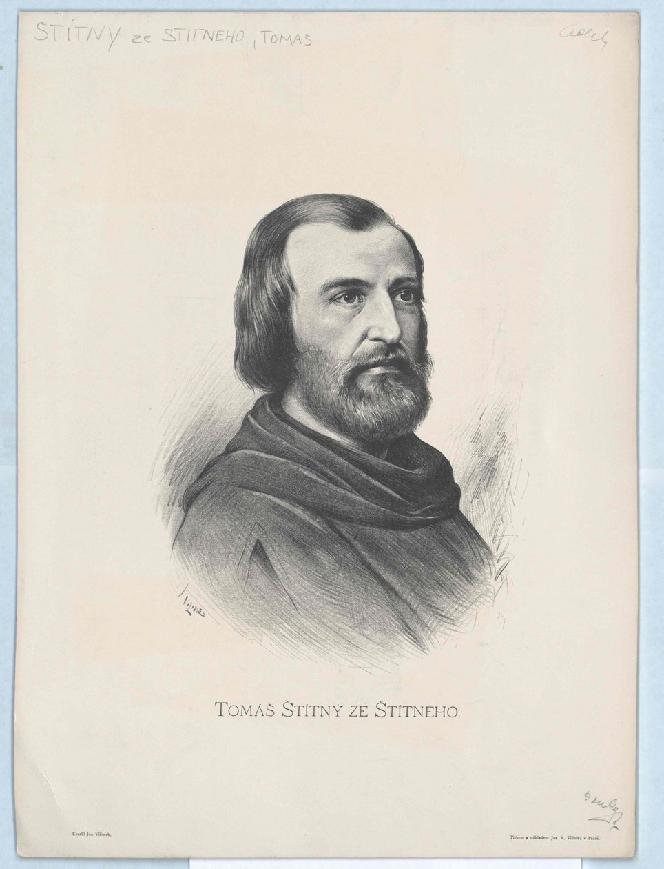 Aartshertog van Oostenrijk Tomas Sititny ze Sitetneho door Artist Unknown