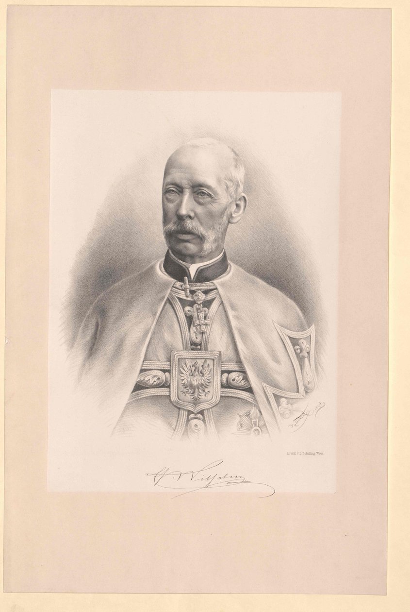 Aartshertog van Oostenrijk Wilhelm (afdruk) door Artist Unknown