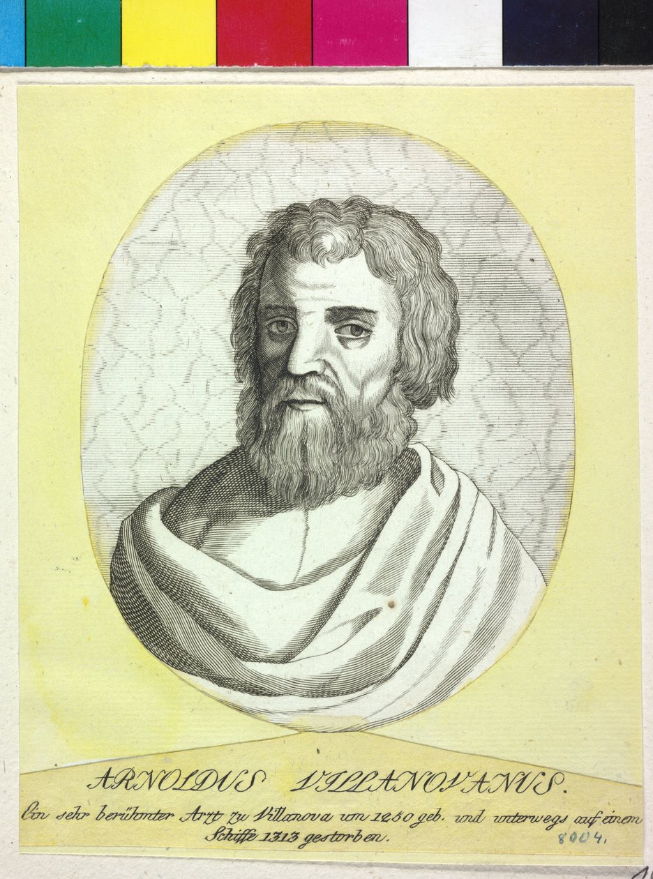 Arnaldus von Villanova door Artist Unknown