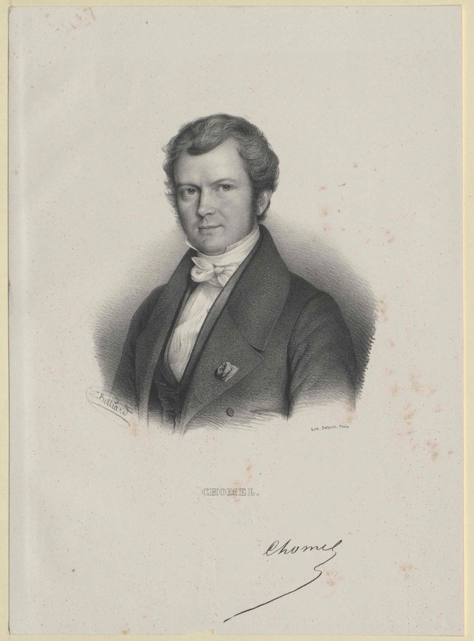 Auguste-Francois Chomel (afdruk) door Artist Unknown