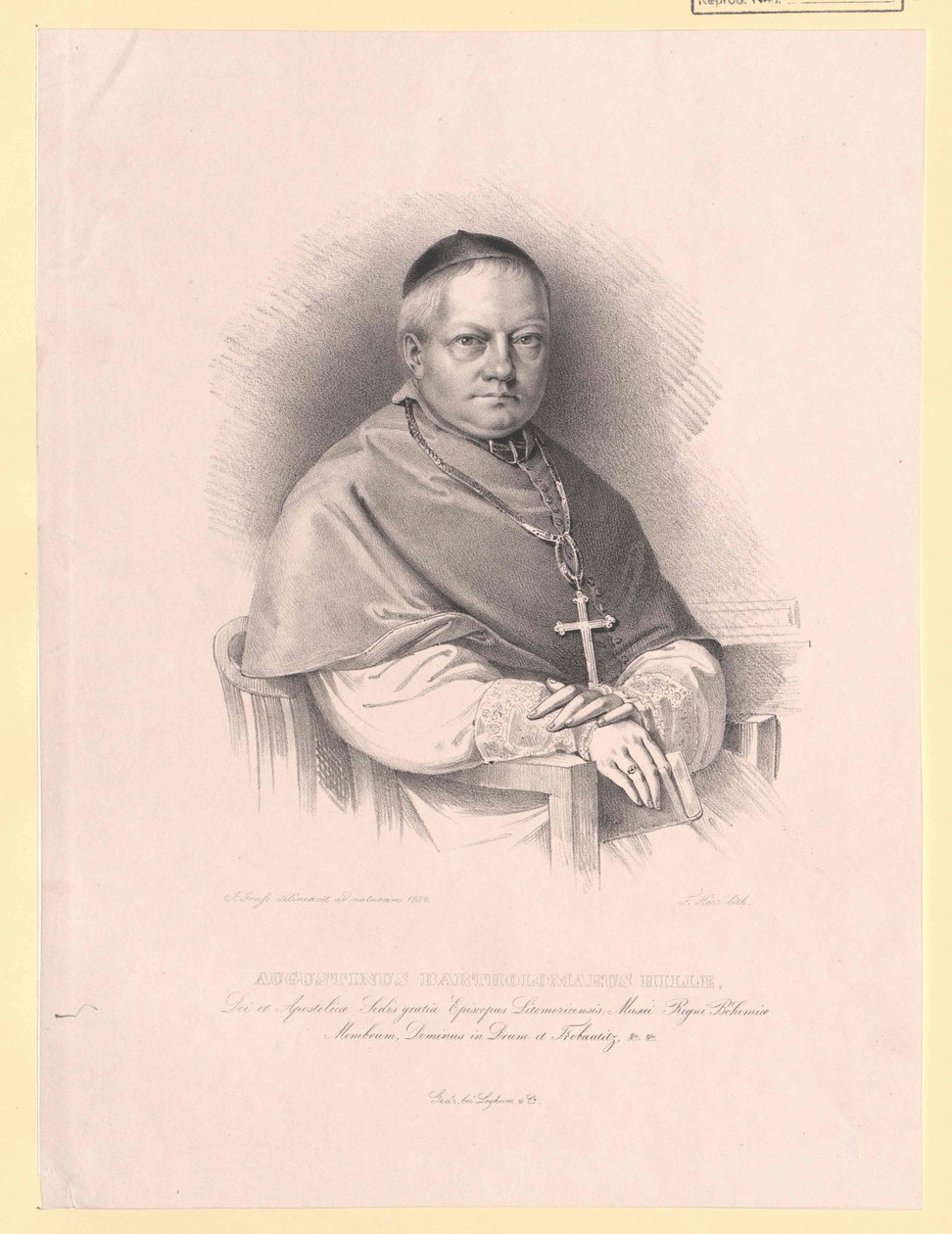 Augustinus Bartholomeus Hille door Artist Unknown