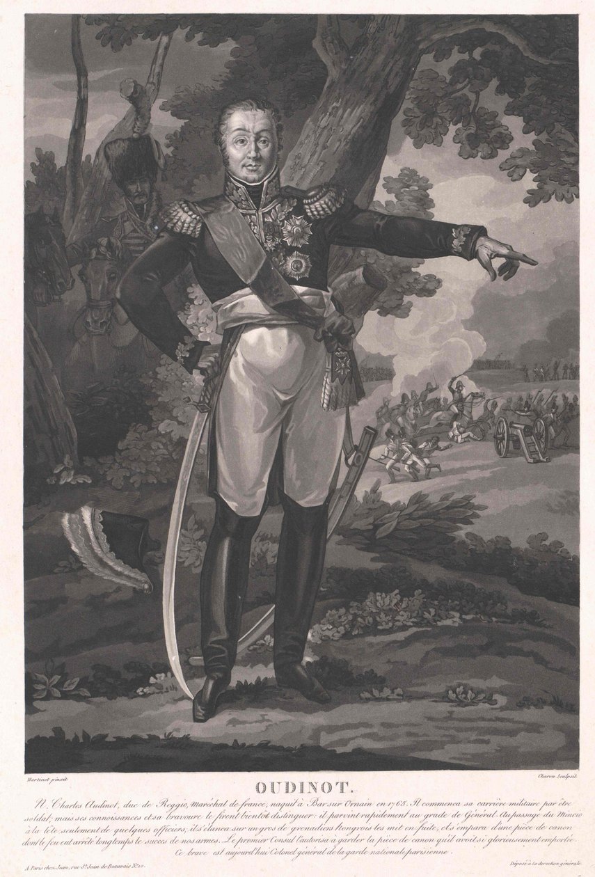 Charles Nicolas Duc de Reggio Oudinot door Artist Unknown