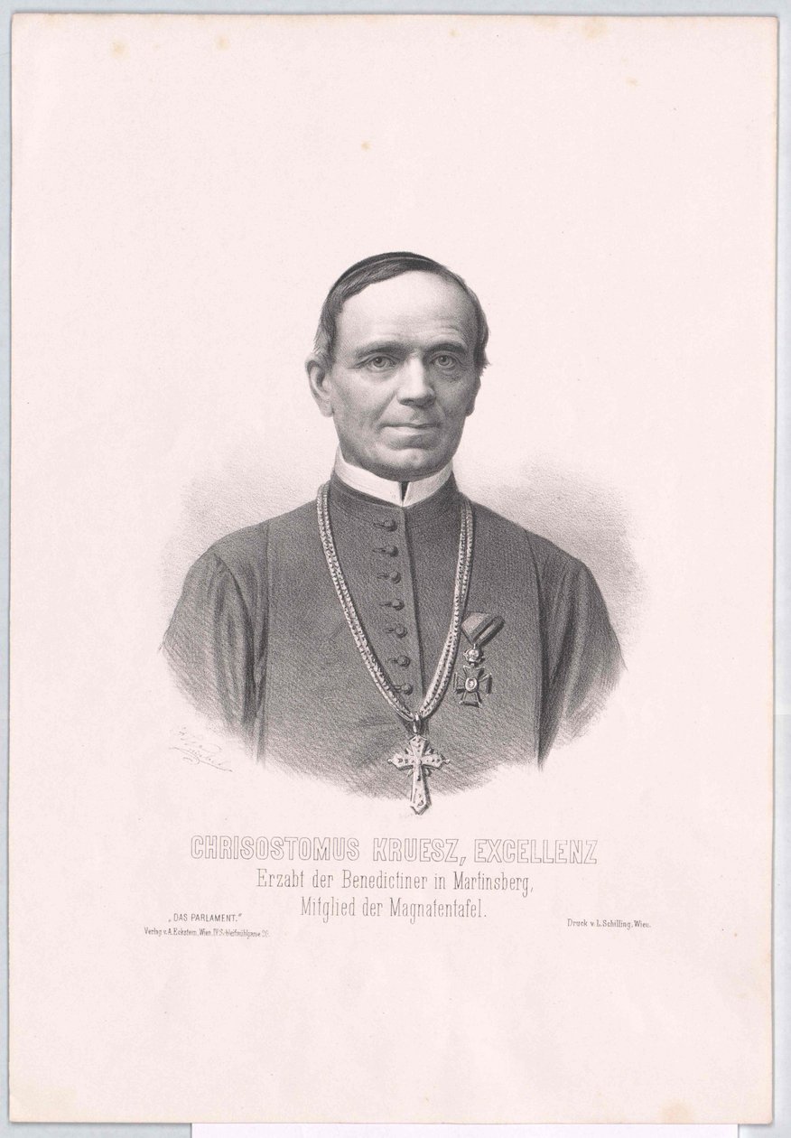Chrysostomus Kruesz door Artist Unknown