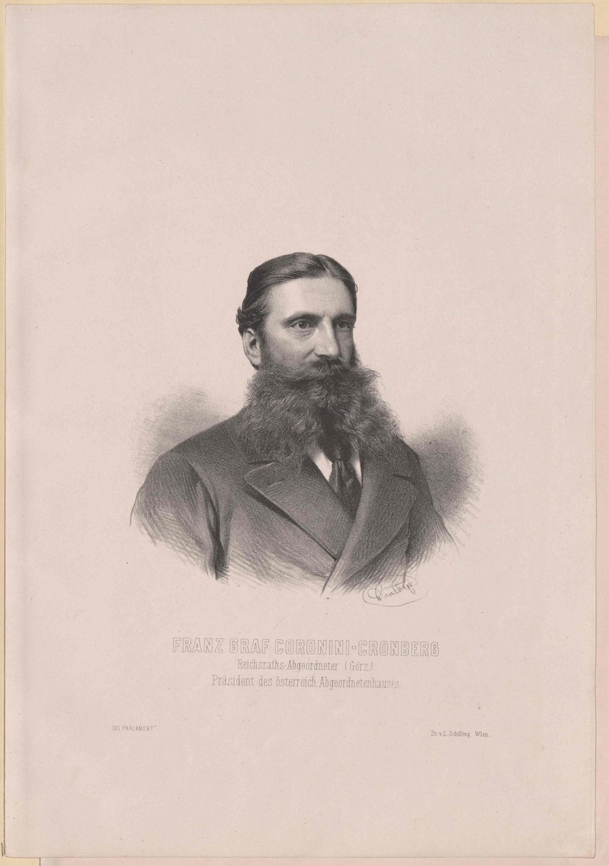 Coronini-Cronberg, Franz Graaf door Artist Unknown